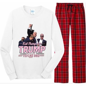 Trump Assassination Trump For President Donald Trump Rally Long Sleeve Pajama Set