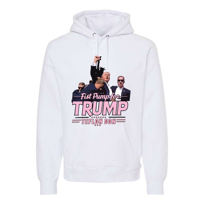 Trump Assassination Trump For President Donald Trump Rally Premium Hoodie