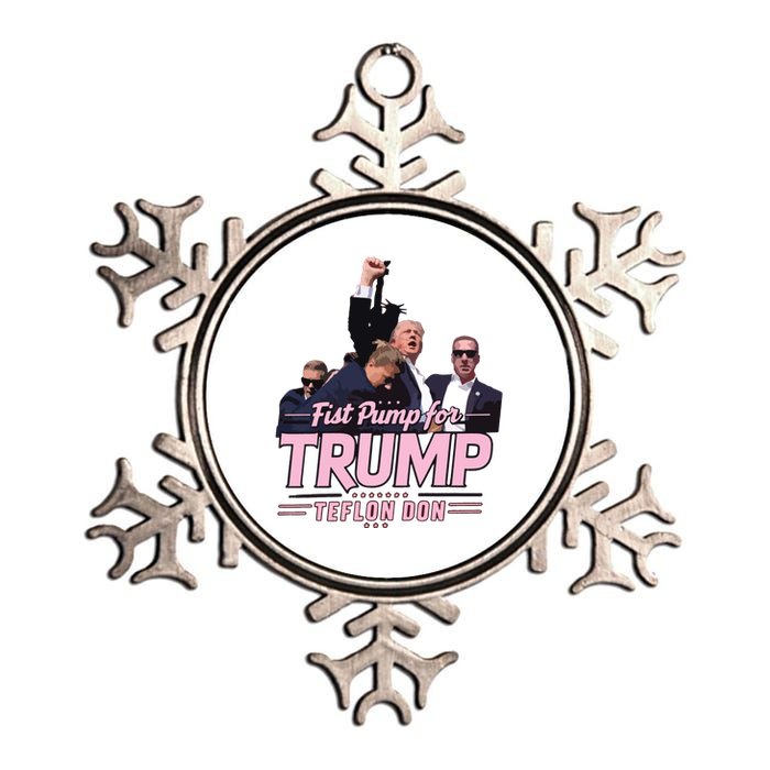 Trump Assassination Trump For President Donald Trump Rally Metallic Star Ornament