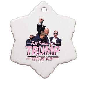 Trump Assassination Trump For President Donald Trump Rally Ceramic Star Ornament