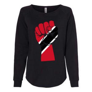 Trinidad And Tobago Flag Black History Social Justice Rights Gift Womens California Wash Sweatshirt