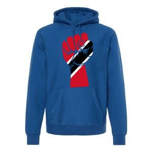 Trinidad And Tobago Flag Black History Social Justice Rights Gift Premium Hoodie