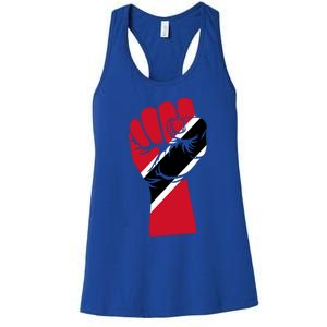 Trinidad And Tobago Flag Black History Social Justice Rights Gift Women's Racerback Tank