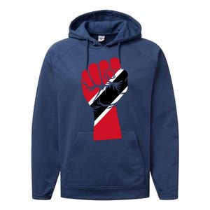 Trinidad And Tobago Flag Black History Social Justice Rights Gift Performance Fleece Hoodie