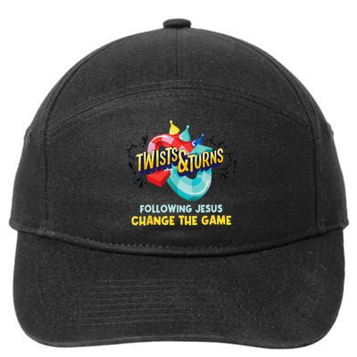 Twists And Turns VBS Follow Jesus Change The Games 7-Panel Snapback Hat