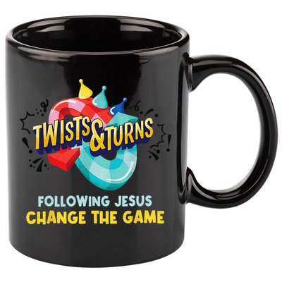Twists And Turns VBS Follow Jesus Change The Games 11oz C Handle Ceramic Mug