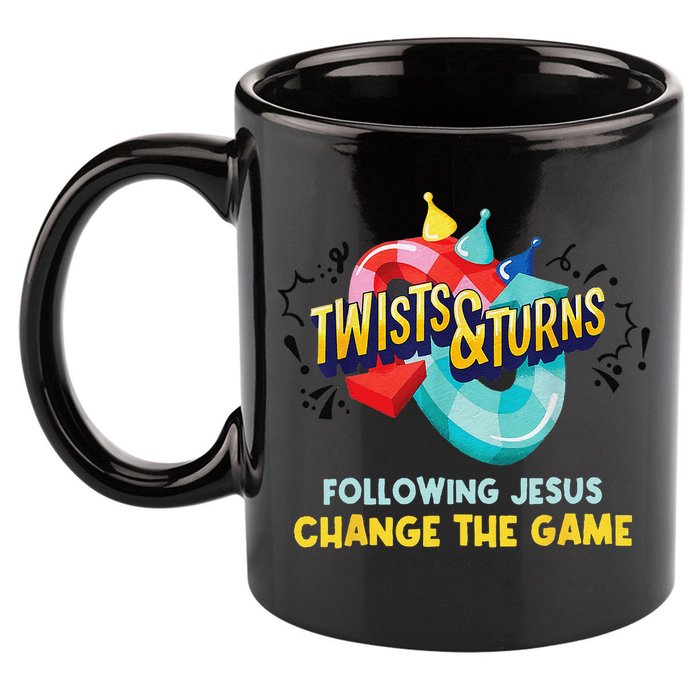 Twists And Turns VBS Follow Jesus Change The Games 11oz C Handle Ceramic Mug
