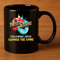 Twists And Turns VBS Follow Jesus Change The Games 11oz C Handle Ceramic Mug