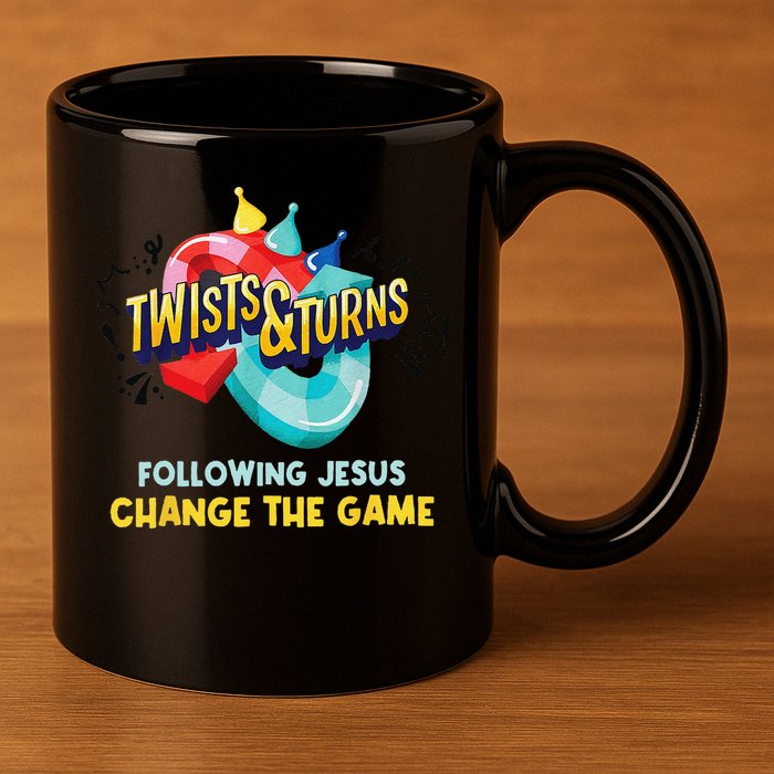 Twists And Turns VBS Follow Jesus Change The Games 11oz C Handle Ceramic Mug