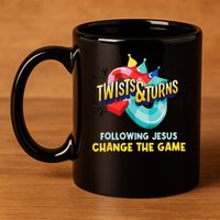 Twists And Turns VBS Follow Jesus Change The Games 11oz C Handle Ceramic Mug
