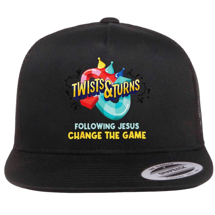 Twists And Turns VBS Follow Jesus Change The Games Flatbill Hat