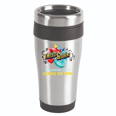Twists And Turns VBS Follow Jesus Change The Games 16oz Travel Tumbler