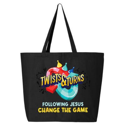 Twists And Turns VBS Follow Jesus Change The Games 25L Jumbo Tote