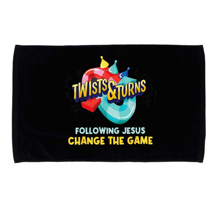 Twists And Turns VBS Follow Jesus Change The Games Microfiber Hand Towel