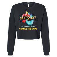 Twists And Turns VBS Follow Jesus Change The Games Cropped Pullover Crew