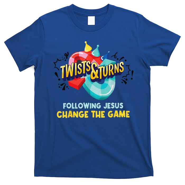 Twists And Turns VBS Follow Jesus Change The Games T-Shirt