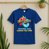 Twists And Turns VBS Follow Jesus Change The Games T-Shirt