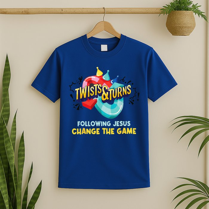 Twists And Turns VBS Follow Jesus Change The Games T-Shirt