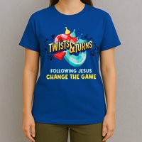 Twists And Turns VBS Follow Jesus Change The Games T-Shirt