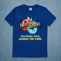Twists And Turns VBS Follow Jesus Change The Games T-Shirt