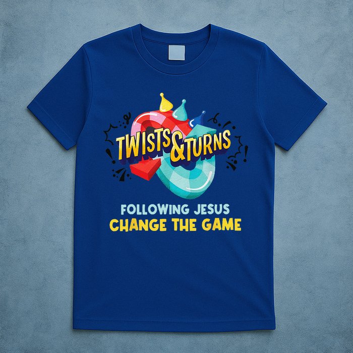Twists And Turns VBS Follow Jesus Change The Games T-Shirt