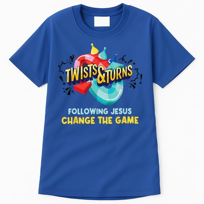 Twists And Turns VBS Follow Jesus Change The Games Tall T-Shirt