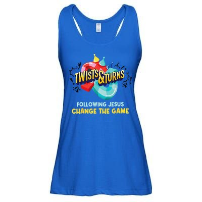 Twists And Turns VBS Follow Jesus Change The Games Ladies Essential Flowy Tank