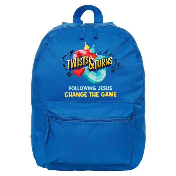 Twists And Turns VBS Follow Jesus Change The Games 16 in Basic Backpack