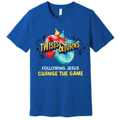 Twists And Turns VBS Follow Jesus Change The Games Premium T-Shirt