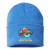 Twists And Turns VBS Follow Jesus Change The Games Sustainable Knit Beanie