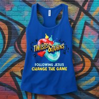 Twists And Turns VBS Follow Jesus Change The Games Womens Tank Top