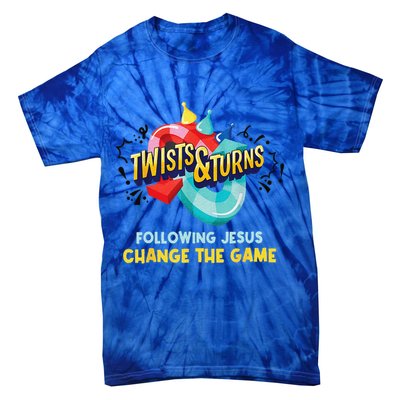 Twists And Turns VBS Follow Jesus Change The Games Tie-Dye T-Shirt