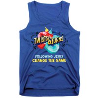 Twists And Turns VBS Follow Jesus Change The Games Tank Top