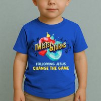 Twists And Turns VBS Follow Jesus Change The Games Toddler T-Shirt