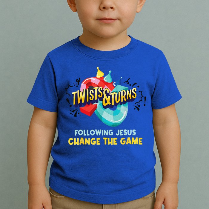 Twists And Turns VBS Follow Jesus Change The Games Toddler T-Shirt