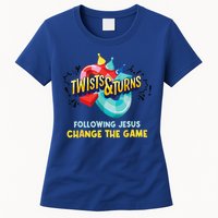 Twists And Turns VBS Follow Jesus Change The Games Womens T-Shirt