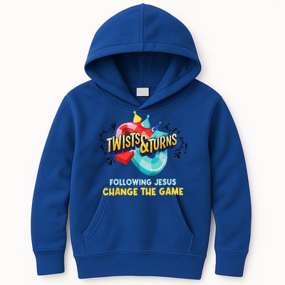 Twists And Turns VBS Follow Jesus Change The Games Kids Hoodie