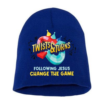 Twists And Turns VBS Follow Jesus Change The Games Short Acrylic Beanie