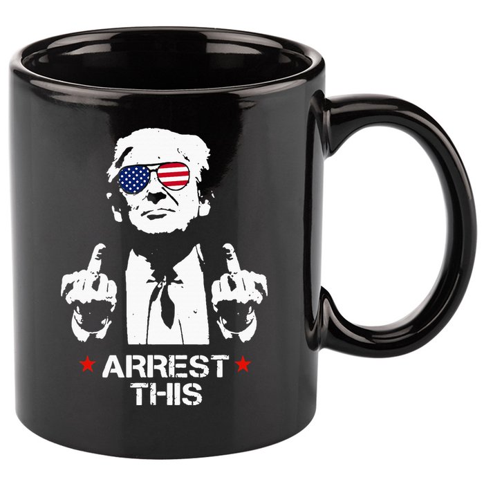 Trump Arrest This 11oz C Handle Ceramic Mug
