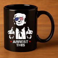 Trump Arrest This 11oz C Handle Ceramic Mug