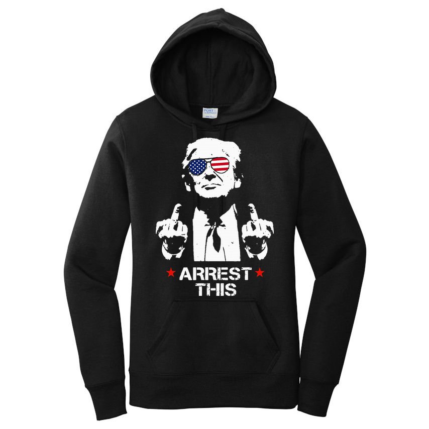 Trump Arrest This Women's Pullover Hoodie