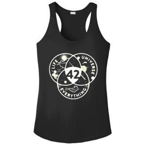 The Answer To Life The Universe And Everything 42 Ladies PosiCharge Competitor Racerback Tank