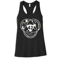 The Answer To Life The Universe And Everything 42 Women's Racerback Tank