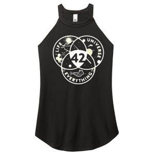 The Answer To Life The Universe And Everything 42 Women's Perfect Tri Rocker Tank