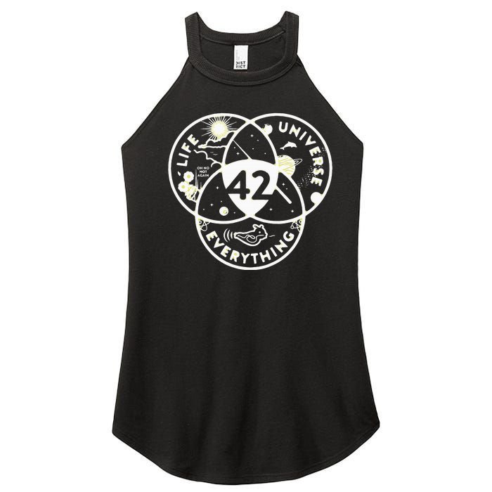 The Answer To Life The Universe And Everything 42 Women's Perfect Tri Rocker Tank