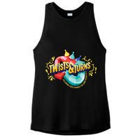 Twist And Turns Fowling Jesus Changes The Game Ladies PosiCharge Tri-Blend Wicking Tank