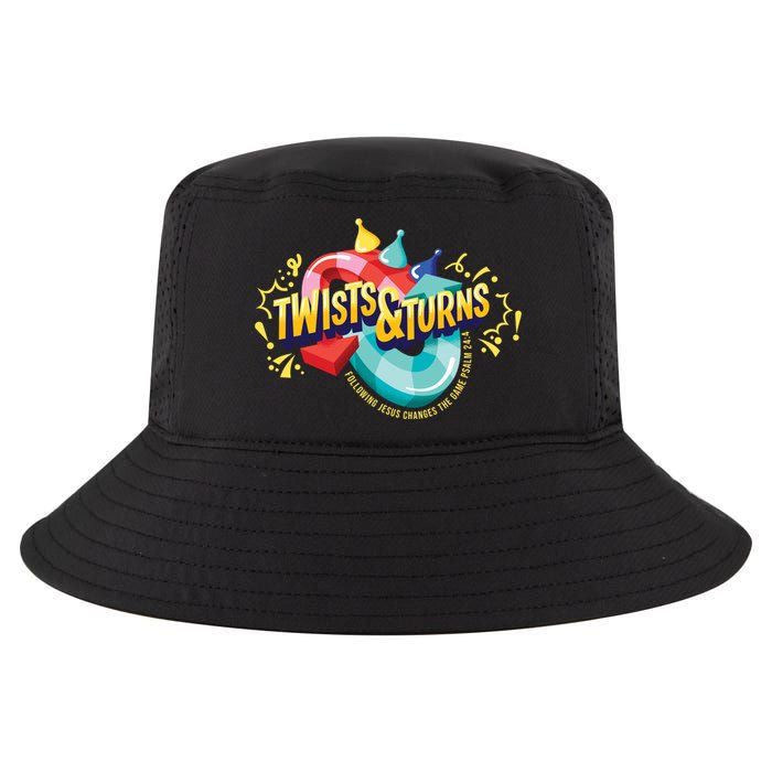 Twist And Turns Fowling Jesus Changes The Game Cool Comfort Performance Bucket Hat