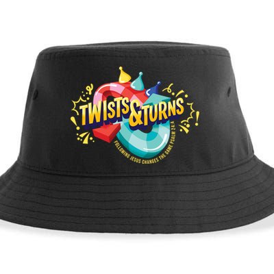 Twist And Turns Fowling Jesus Changes The Game Sustainable Bucket Hat