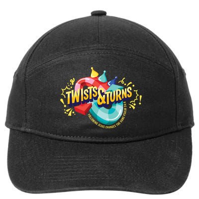 Twist And Turns Fowling Jesus Changes The Game 7-Panel Snapback Hat