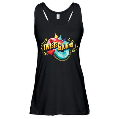 Twist And Turns Fowling Jesus Changes The Game Ladies Essential Flowy Tank